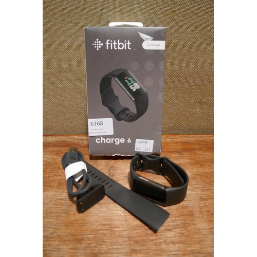 6168 - Fitbit charge 6 black     (354-611) *This lot is subject to VAT