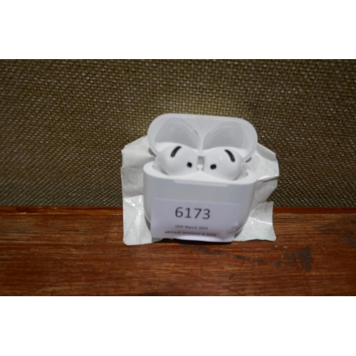 6173 - Apple airpods anc 4th generation - model no - mxp93zm/a, original RRP £139.99 + VAT (354-622) *This ... 