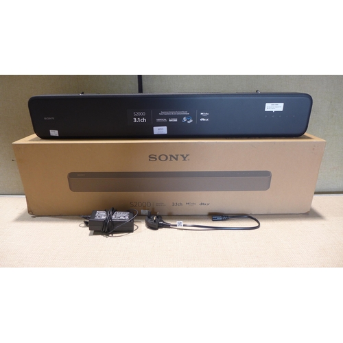 6013 - Sony 3.1Ch Soundbar, original RRP £329.99 + VAT (353-226) *This lot is subject to VAT