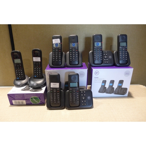 6020 - BT Duo Everday cordless phone system and 2 x BT 3960 Trio cordless phone system *This lot is subject... 