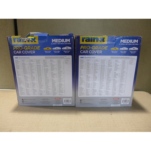 6030 - Two Rain X pro-grade car covers (354-709,710) *This lot is subject to VAT