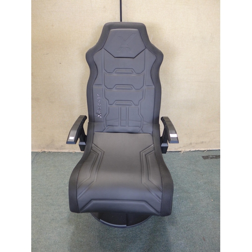 6036 - Xrocker Aurora rgb pedestal chair , original RRP £179.99 + VAT (354-614) *This lot is subject to VAT