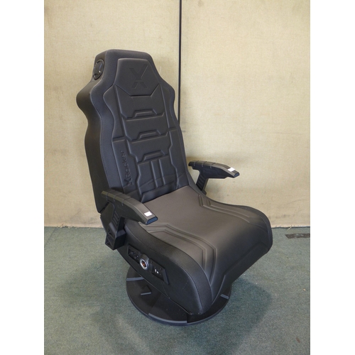 6036 - Xrocker Aurora rgb pedestal chair , original RRP £179.99 + VAT (354-614) *This lot is subject to VAT