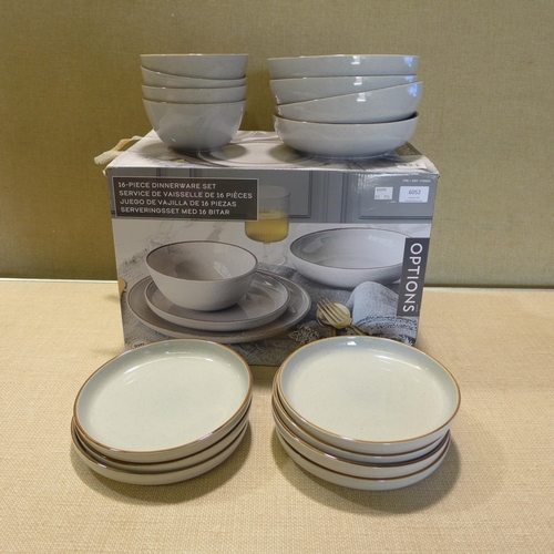 6052 - Options stoneware dinnerware set  (353-573) *This lot is subject to VAT