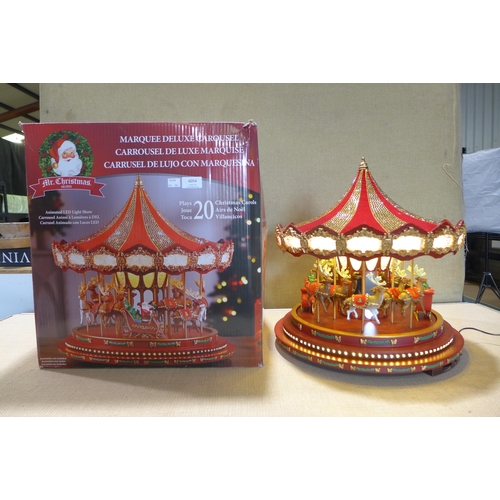 6054 - Christmas carousel, original RRP £159.99 + VAT (353-561) *This lot is subject to VAT