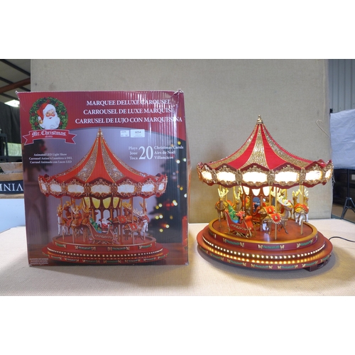 6054 - Christmas carousel, original RRP £159.99 + VAT (353-561) *This lot is subject to VAT