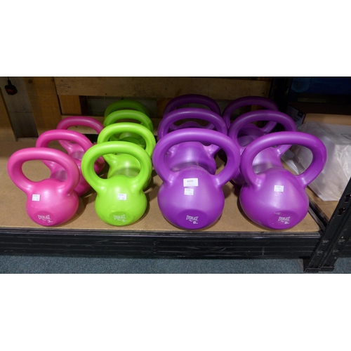 6209 - Large quantity of Everlast kettle bells   (354-273-276) *This lot is subject to VAT