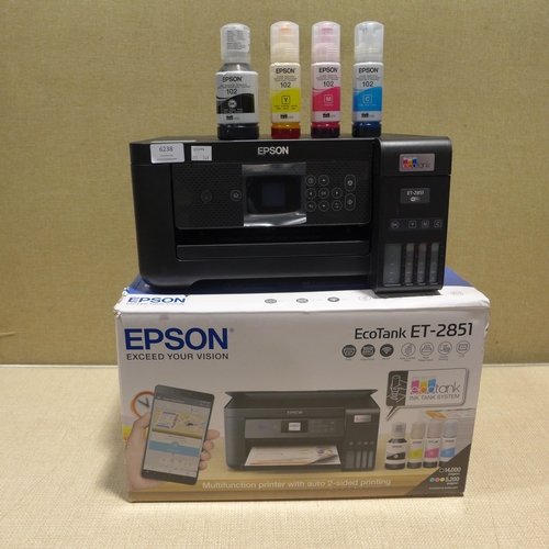 6238 - Epson Et-2851 ink jet printer, original RRP £199.99 + VAT (353-148) *This lot is subject to VAT