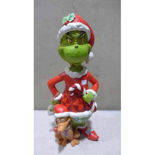 6250 - The Grinch with Max christmas ornament (damaged)  (353-246) *This lot is subject to VAT