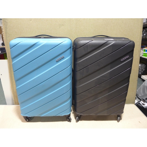 6263 - Two American Tourister Jetdriver large hardside suitcases (353-380,381) *This lot is subject to VAT