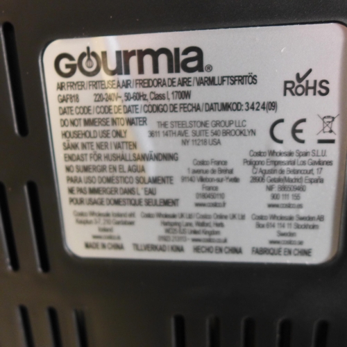 6268 - Gourmia air fryer (353-210) *This lot is subject to VAT