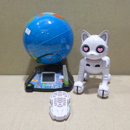 6272 - Leapfrog Adventures Globe and a Power puppy/kitty remote control toy (354-492,505) *This lot is subj... 