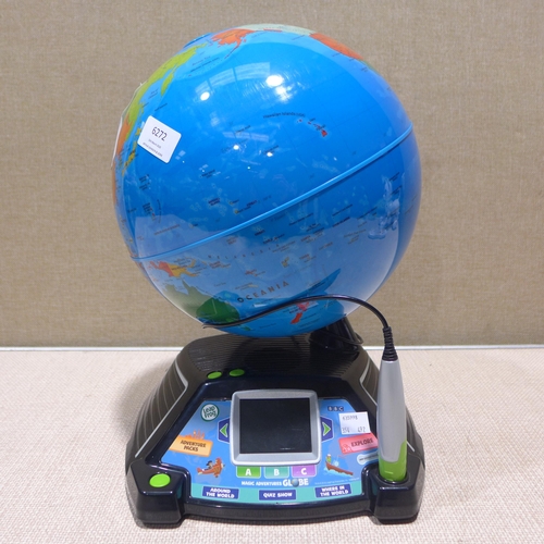 6272 - Leapfrog Adventures Globe and a Power puppy/kitty remote control toy (354-492,505) *This lot is subj... 