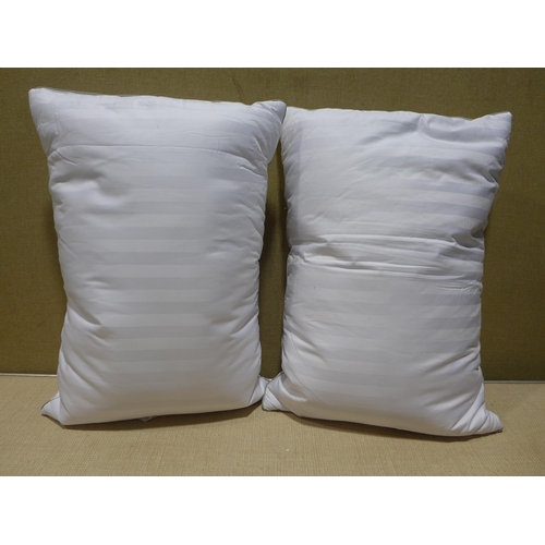 6273 - Two Hotel Grand down roll jumbo pillows  (354-528) *This lot is subject to VAT