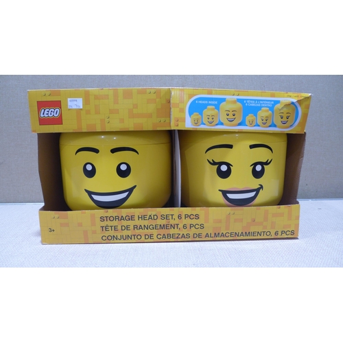 6276 - Lego storage head set   (354-534) *This lot is subject to VAT