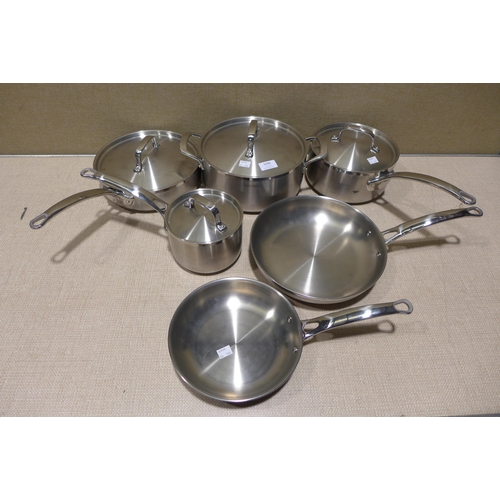 6288 - Tramontina stainless steel cookware set, original RRP £169.99 + VAT (354-531) *This lot is subject t... 