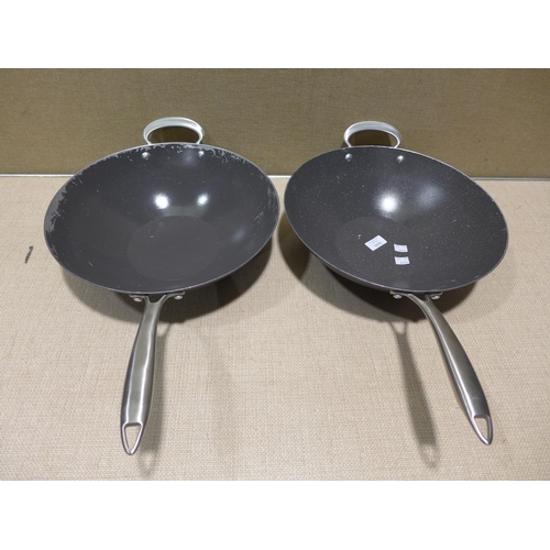 6293 - Two Nordic Ware woks     (354-541,542) *This lot is subject to VAT