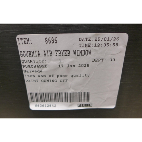 6303 - Gourmia air fryer window (354-583) *This lot is subject to VAT