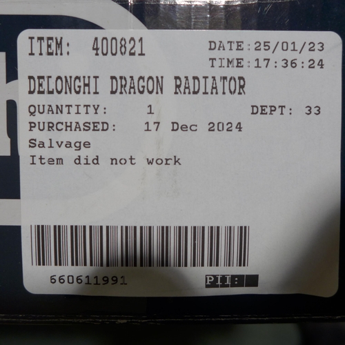 6309 - Delonghi Dragon radiator, original RRP £124.99 + VAT (354-524) *This lot is subject to VAT