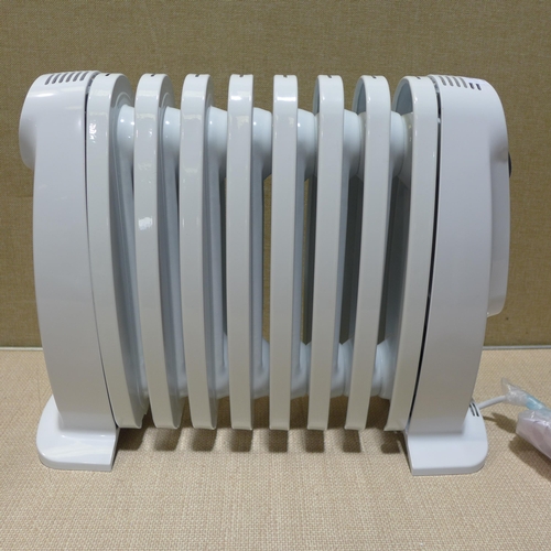 6337 - Delonghi oil filled small radiator (354-723) *This lot is subject to VAT