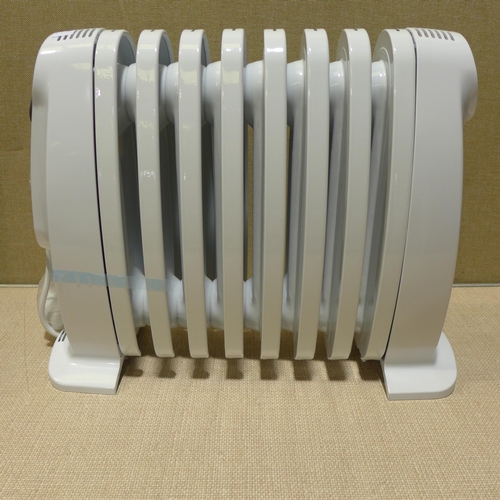 6339 - Delonghi oil filled small radiator (354-725) *This lot is subject to VAT