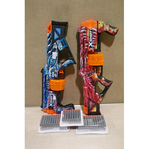 6387 - Power puppy/kitty remote control toy and two Xshot skins Last Stand nerf guns (354-390,420) *This lo... 