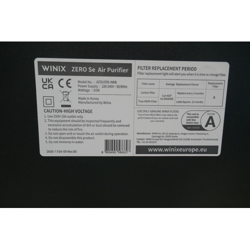 6392 - Winix Zero grey air purifier, original RRP £149.99 + VAT (354-397) *This lot is subject to VAT