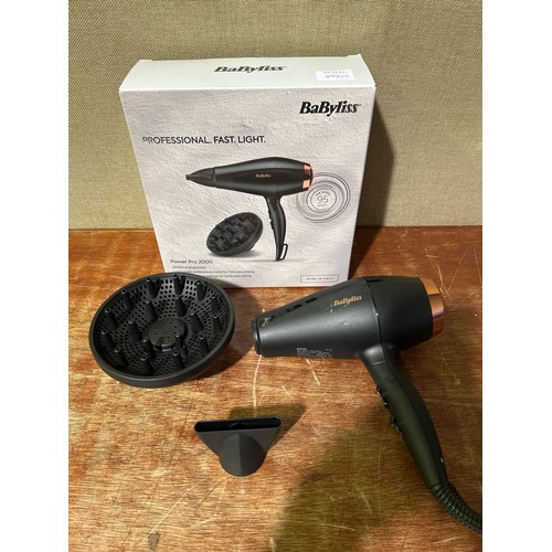 6064A - Babyliss hair dryer  (354-488) *This lot is subject to VAT