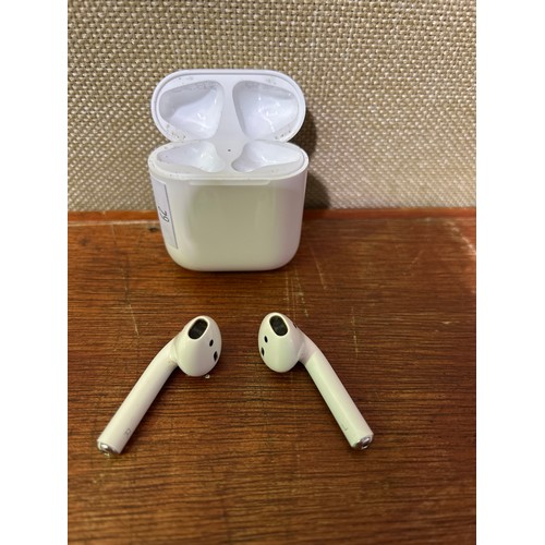 6113 - Apple AirPods with charging case (2nd generation) model no: mv7n2zm/a, Original RRP £99.99 + VAT (35... 