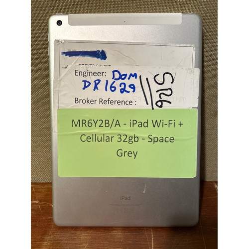 6117 - Apple Ipad Air 16gb (model: MD791B/B) (480-733/902)  *This lot is subject to VAT