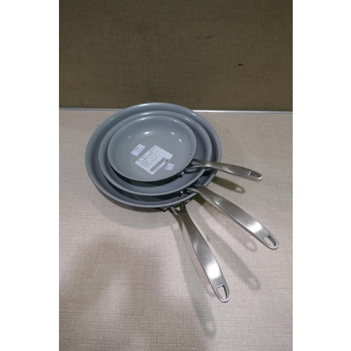 6366 - Three Tramontina ceramic frying pans   (354-155) *This lot is subject to VAT