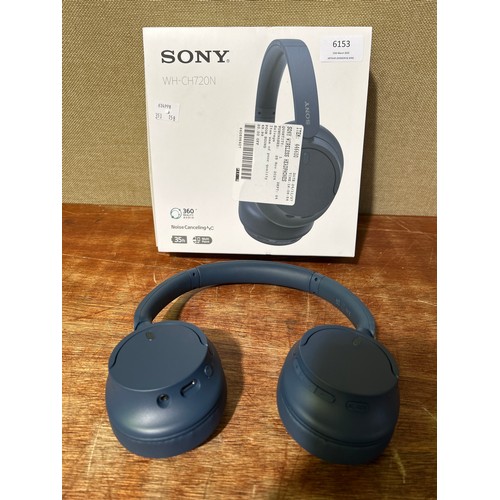 6153 - Sony wireless headphones  (353-158) *This lot is subject to VAT