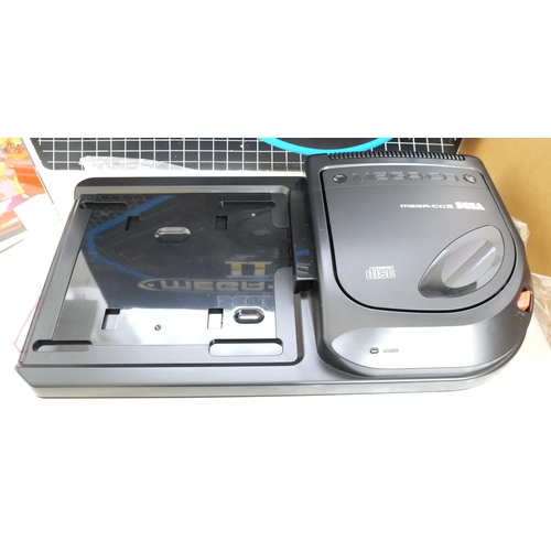 8048 - A boxed Sega Mega CDII with games including Road Avenger, Lethal Enforcers II Gun Fighters and Sega ... 