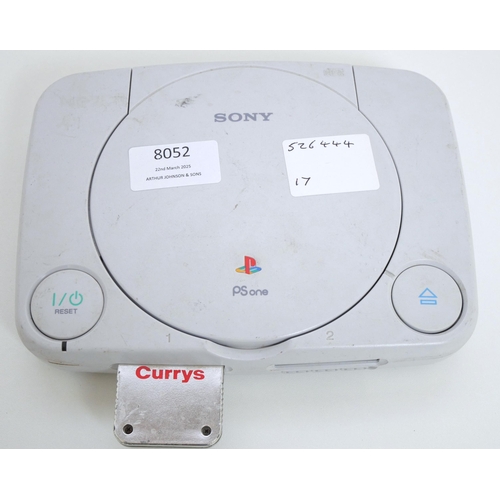 8052 - A Sony PS One games console, no cables or controller