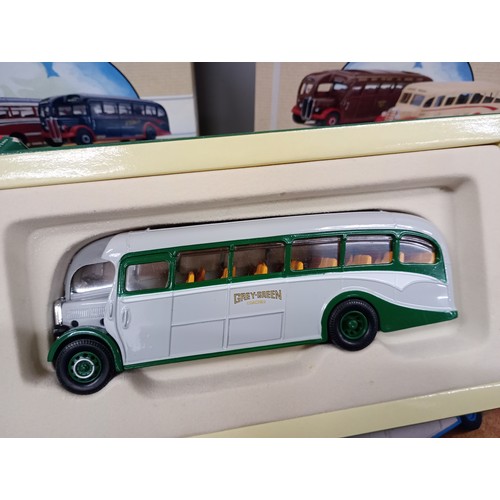 2056 - Nine Corgi models, coaches including Island Transport, (Devon set lacking one vehicle)