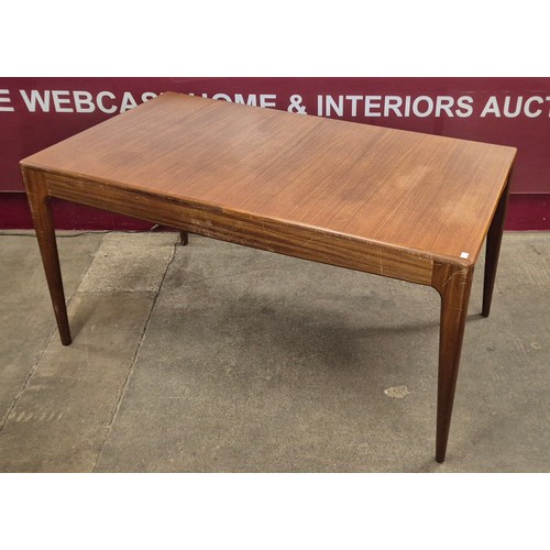 2 - A Younger Volnay afromosia rectangular extending dining table, designed by John Herbert