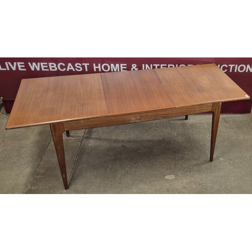 2 - A Younger Volnay afromosia rectangular extending dining table, designed by John Herbert