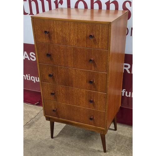 14 - An Avalon teak chest of drawers