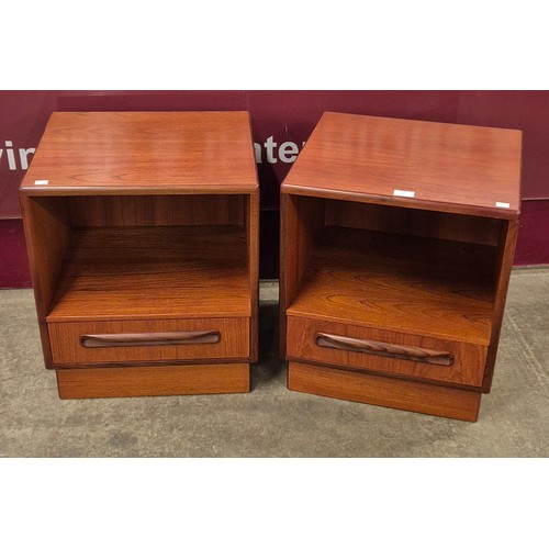 18 - A pair of G-Plan Fresco teak bedside tables