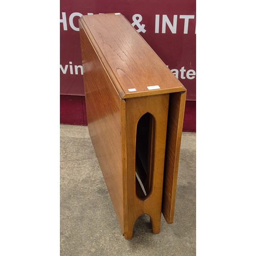 19 - A Jentique teak drop leaf table