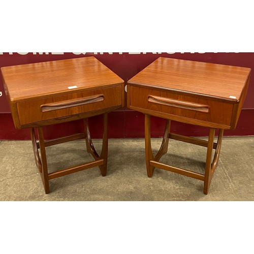 6 - A pair of G-Plan Fresco teak bedside tables