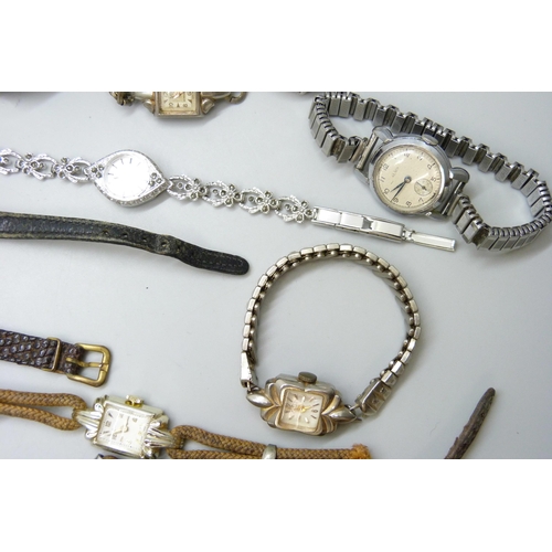 7201 - A collection of lady's wristwatches