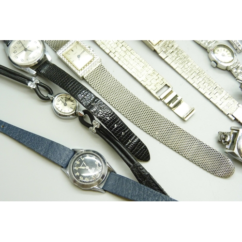 7201 - A collection of lady's wristwatches