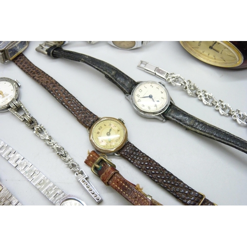 7201 - A collection of lady's wristwatches