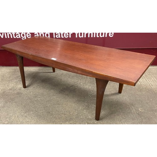 54 - A teak rectangular coffee table