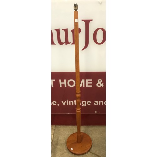 56 - A Danish teak standard lamp