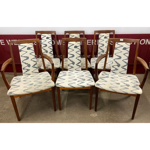 48 - A set of six G-Plan Fresco teak dining chairs