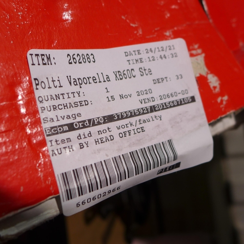 6189 - Polti Vaporella stem generator iron, original RRP £183.33 + VAT (353-216) *This lot is subject to VA... 