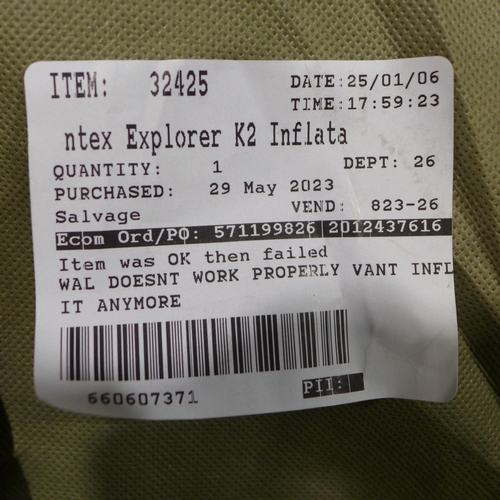 6178 - Intex Explorer K2 inflatable kayak, original RRP £399.99 + VAT (353-582) *This lot is subject to VAT