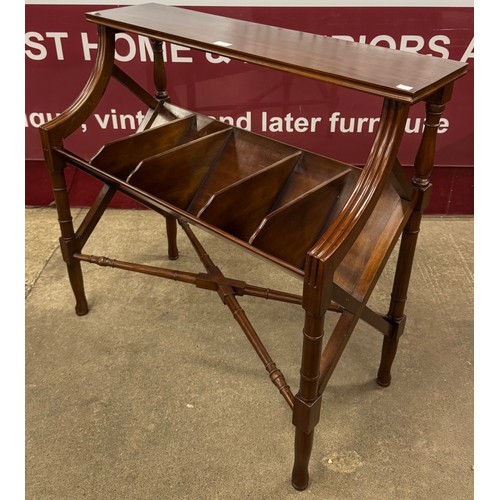 187 - A Regency style mahogany bookstand